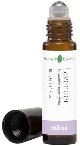 Lavender Essential Oil Roll-On with Jojoba Oil for Skin, 10 mL