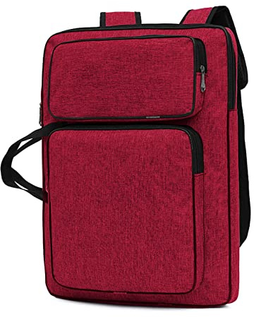 haozaikeji A3 Tragetasche für Zeichenbrett, wasserdicht, Tasche für Malerei, Kunst, Portfolio, Tasche, Aufbewahrungstasche, Skizzen, Dateien, Palette, Pinsel, Kinder, Künstler, tragbar, Rucksack zum