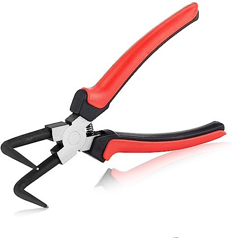 SPEEDWOX Internal Master Cylinder Snap Ring Pliers - 90 Degree Bent Nose Retaining Ring Circlip Pliers for Trucks, Motorcycles, Cars
