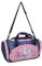 Umhängetasche Sporttasche für Mädchen Kinder Reisetasche mit Pferd Pony Motiv - 14,2 Liter - 35 x 22 x 18,5 cm, blau/rosa