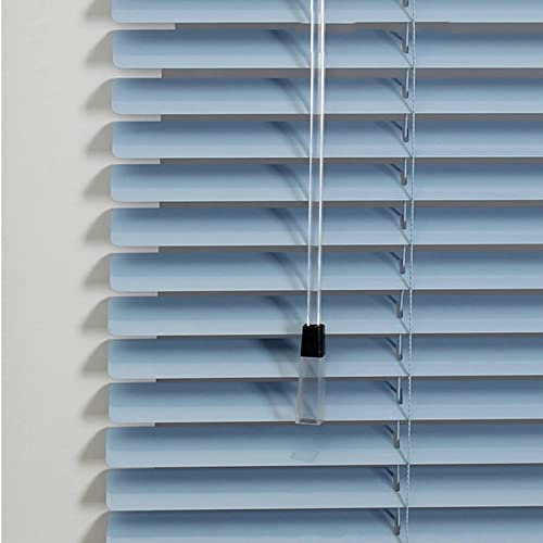 Aluminium-Jalousien, Verdunkelungsrollo, für Zuhause, Büro, wasserdicht, 140 x 241 cm, Anti-UV-Licht-Anpassung, Blau
