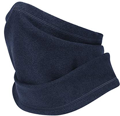 JEEZAO Unisex Halstuch, Schlauchschals,Polar Fleece,Multifunktions Loop Schal Mütze zum Motorrad,Ski,Fahrradfahren,Joggen im Winter. (Königsblau)