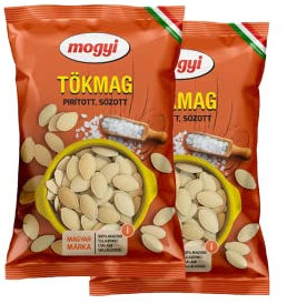 Mogyi Edible Roasted Salted Pumpkin Seed in Shell Snack 130 g (Pack of 2)