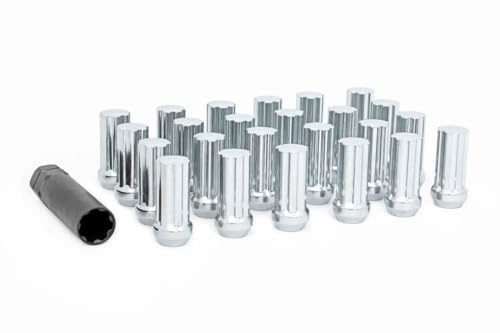 Rough Country Radmutter-Set 9/16x18 Chromrad mit Lackierung (0 x 0 Zoll /0 x, 0,00000000000000000000000000