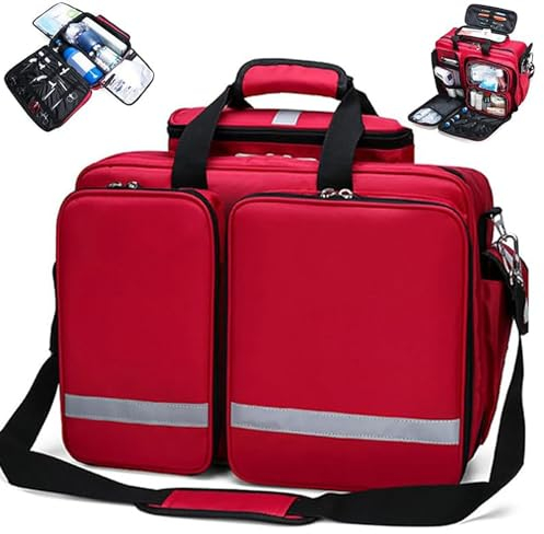 Reiseapotheke Tasche, medizinische Versorgung Tasche leer, Erste-Hilfe-Leer-Kit, erste Reaktion Erste-Hilfe-Kit in für Reisen Camping Radfahren Outdoor Survival Erste Hilfe