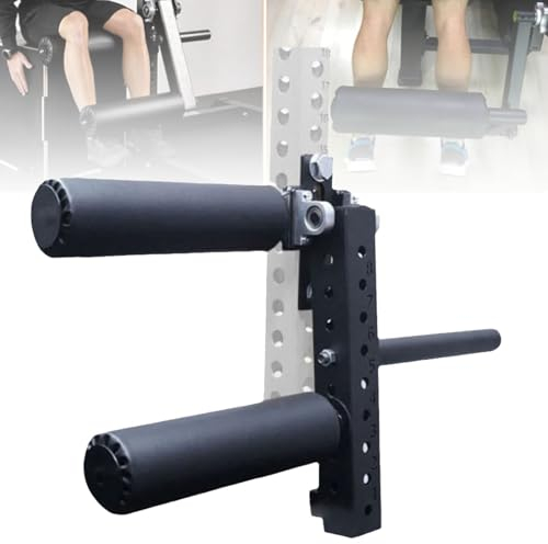 Hydravex Am Power Rack montierte Beinstrecker- und Curl-Maschine, passend für 16 mm/18 mm/26 mm Öffnung, Aufsatz für sitzende Beinstrecker, Fitnessgerät für Beinstrecker,50mmDiameter-26mm