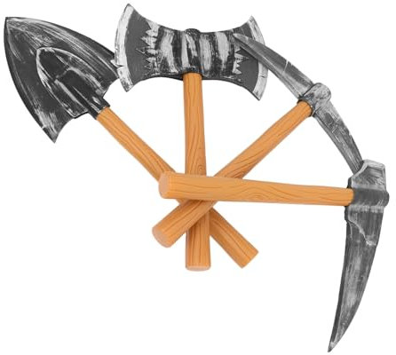 VALICLUD 4pezzi Costumi Dwarf Piccone Per Spettacoli Teatrali Halloween e Accessori Per Cosplay Sicuri e Resilienti Per