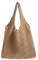Strandtasche Damen, Häkeltasche Beach Bag, Gestrickte Umhängetasche Sommer, Strandtasche Netz für Urlaub Reisen Strand Sommer und Alltag (Braun)