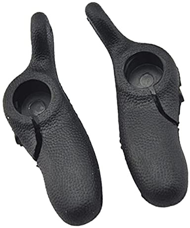 BESTonZON Lenkerendkappen and Rutschfester Oberfläche mit Ergonomischem Design 2 Stück Silikon in Schwarz for Mountainbike and Fahrradlenker