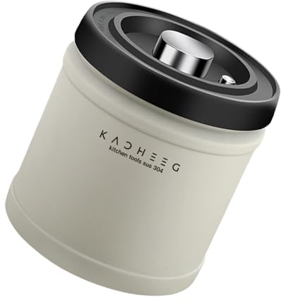 Generisch Hermetic Coffee Box - Vacuum Storage Pot for Coffee Beans, Coffee Container with Manual Air Pump, Vacuum Storage Box with Ground Coffee Pump, Whole Grains, Prese Pot