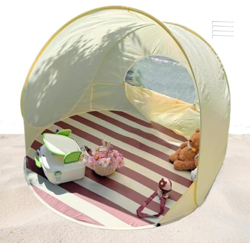 Tenda da spiaggia pieghevole - Sun Shade Shelter, tenda da sole per uso esterno | Tenda da spiaggia traspirante per bambini e adulti, gite in famiglia, giochi in cortile, campeggio in piscina, ragazze