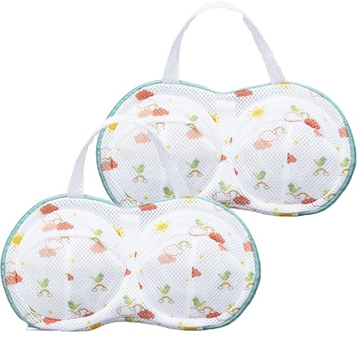 ZenyTra BH-Wäschenetz Set (2 Stück) - XXL Anti-Verformungs Waschbeutel mit Stützrahmen & Verstärkten Nähten für Waschmaschine, Reise und Aufbewahrung - Inkl. Klein & Groß