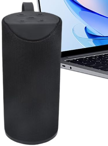 Generisch Outdoor Speaker, Waterproof Smart Speaker with Carry Handle, Long Battery Life, Portable Gadgets for Camping, Travel, Party, Garden, Home, Studio, Picnic, Bathroom