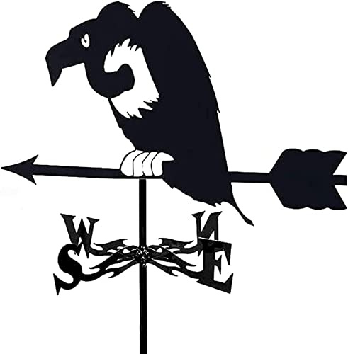 Familien-Windfahnen,Wetterfahne Adler Metall-Wetterfahne mit Dachmontage Gartendekorationen für den Außenbereich Bauernhof Hof Berghof (Stil 1)