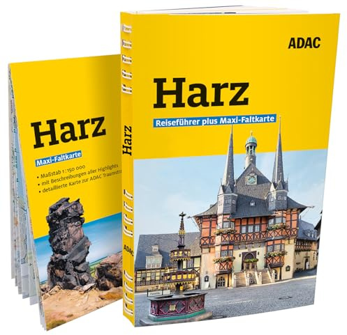 ADAC Reiseführer plus Harz: Mit Maxi-Faltkarte und praktischer Spiralbindung