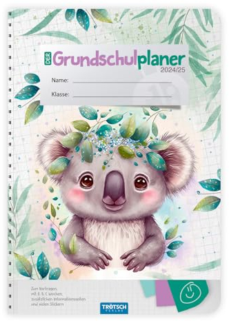Trötsch Grundschulplaner Koala 24/25: Planer Schülerkalender Hausaufgabenheft Timer für die Grundschule