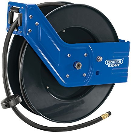 Draper RAH15 Retractable Air Hose Reel, Blue, 15 m