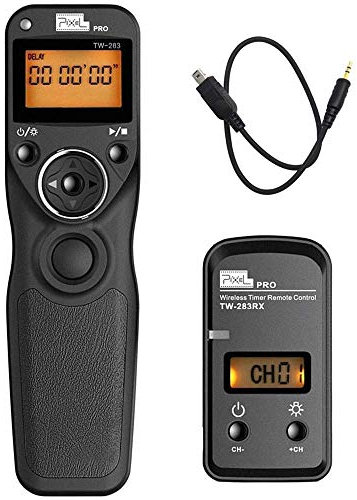 Wireless Remote Shutter for Nikon, Pixel TW-283 DC2 Wireless Shutter Release Cable Timer Remote Control for Nik Z6 Z7 D7500 D3300 D5000 D5500 D5600 D7200 D7000 D610 D600 D750