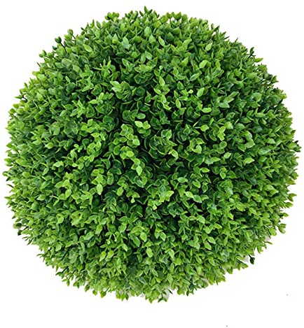 UYKJHY Trimmen Graskugel Grün Buchsbaum Buchsbaum Premium Farblose Künstliche Buchsbaum Kugel Realistische Blattkugel Hochzeitsfeier Dekoration