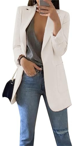 EFOFEI Lady's Lapel Blazer Cool Fashionable Suit Fashion and Elegant Slim Suit Jacket