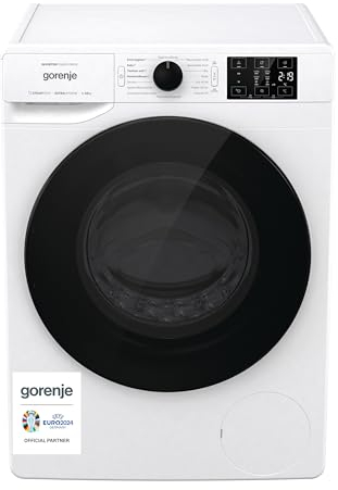 Gorenje W2NEI 14 APS Waschmaschine mit Dampffunktion, 10 kg Fassungsvermögen, Made in Europe, 16 Programme, SteamTech, AquaStop, Kindersicherung, StopAdd Go, Daunenwäsche, weiß