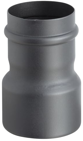 SYSTERM Système d'évacuation des gaz d'échappement Ø 80 mm pour cheminées ou appareils de chauffage à granulés, tous les éléments du système de cheminée en un seul endroit (réducteur +80/-100)