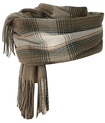 rtdgcv Kaschmir Schal Damen Damen-Herbst-Winter-Schal, klassischer Schal, warm, weich, große Decke, Schals Haube Damen Winter Set Schal Damen Winter