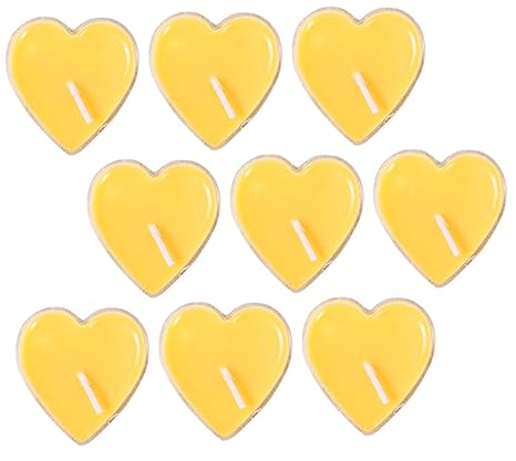 LIFKOME Herzförmige Kerzen 18 Stück Kerzen Dufttee Ohne Duft Herz Teelichter LED Teelichter Flammenlose Sand Zeremonie Set Für Hochzeit LED Kleines Herz Spa Rotes
