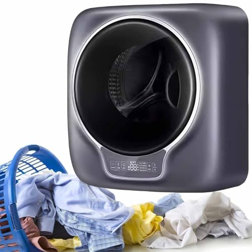 DDZJTPP Mini Lavadora Y Secadora De 3 Kg, Mini Lavadora Montada En La Pared, Lavadora Y Secadora Completamente Automática para Baño Cocina