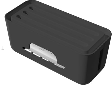 Boîte de Rangement pour multiprise - Boîte de Rangement de câbles de capacité - Boîte de Rangement pour Cacher Les Fils électriques - Multiprise - Rallonge