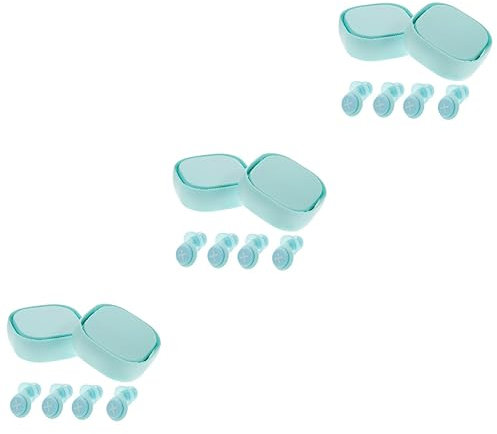 Beaupretty 6 Sets Unsichtbare Noise Cancelling Ohrhörer Mit Geräuschunterdrückung Geräuschunterdrückung Mit Ohrbügeln Schlaf Ohrhörer Nano Himmelblau