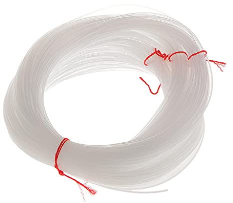 Lljsszr 100 M Durchsichtige Nylon Angelschnur für Den Außenbereich, 1 Mm Durchmesser.