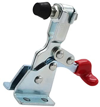 Hemobllo 1 Pz Strumento Di Serraggio Rapido Morsetto Di Bloccaggio Rapido Morsetto A Ginocchiera A Sgancio Rapido Strumento Di Fissaggio Manuale Argento