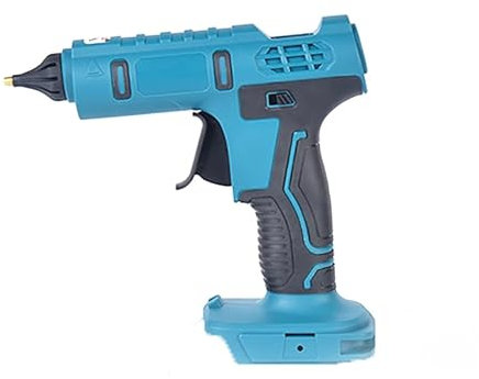TIEOAXFT 80W Cordless Electric Glue Gun 18V Battery DIY Hot Melt Welding Hot Air Gun Anti-scald Nozzle For Home DIY, Crafts and Repairs