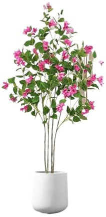 Krukväxter Ljus lyxsimulerad plommonblommor konstgjord blomma inomhusväxt Krukkonstgjord bukett Vardagsrumsdekoration, 180 cm Bonsai