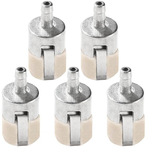 VooGenzek 5 Pièces Élément Filtrant pour Scie à Chaîne, Filtre à Essence Tronçonneuse, Compatible avec 125-527 131-205-07320 3112 T230 T231 FC75 FS85 Débroussailleuse/Coupe-Bordures
