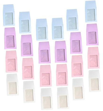 CANIGHT 40 Stück Kartenhüllen Kartenumschläge Spielkartenhalter Displaykartenhüllen Fotohüllen Aus Papier Transparente Fotohülle Spielbildhalter Fotokartenhülle Spielkartenhüllen