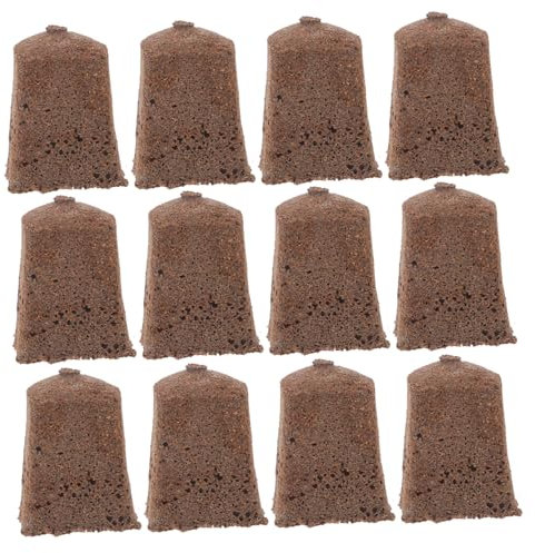 BEBEMOKO Blocs de Démarrage Hydroponiques 40Pcs pour Plantes Cubes Nutritifs Compressés Terreau Naturel Facile à Utiliser pour Germination Absorption d'eau
