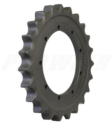 Tendparts 04710-00600 Pignon d'entraînement 23 dents 9 trous de boulon compatible avec mini pelle Takeuchi TB 135 TB135 TB138FR