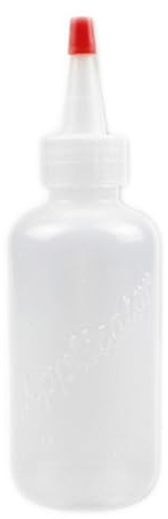 UTHCLO Botellas de Pegamento Exprimibles Punta Fina de Plástico Ldpe 120 Ml, Paquete de 8 Unidades, Dispensador Preciso para Manualidades, Pintura y Adhesivos, Botella Aplicadora