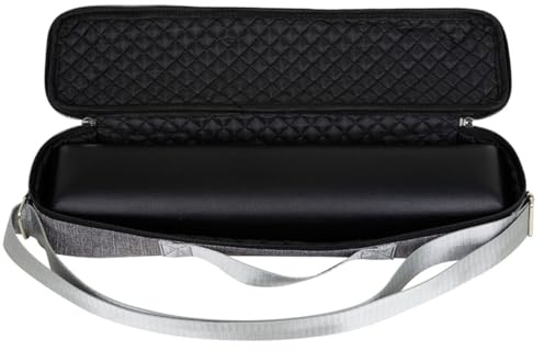 Kisangel Bolsa para Flauta 16/17 Agujeros Gris Funda Acolchada, Contenedor de Almacenamiento Portátil y Bolsa de Transporte Práctica para Flauta y Accesorios de Viento