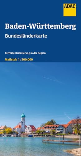 ADAC Bundesländerkarte Deutschland 11 Baden-Württemberg 1:300.000: Perfekte Orientierung in der Region