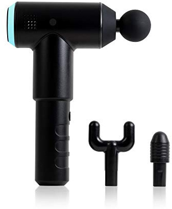 HoMedics Massage Gun | Massagepistole | Tragbares Physiotherapie-Massagegerät, professionelle Physio-Tiefenmassage, Perkussionsmassage für die Muskeln, 5 Massageköpfe, kabellos, wiederaufladbar
