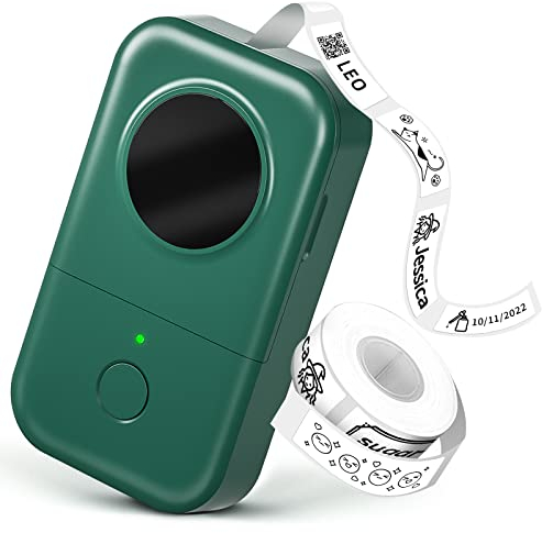 COLORWING D30 Mobiler Bluetooth Beschriftungsgerät, Selbstklebend Etikettiergerät Kompatibel Mit Ios Android, Tragbarer Mini Etikettendrucker Für Zuhause Büro Schule Etikettierung
