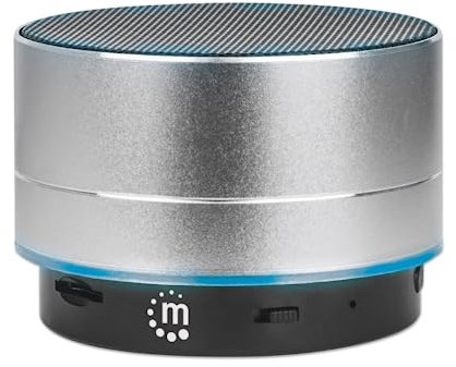 Manhattan Metallic LED Bluetooth Speaker Silver