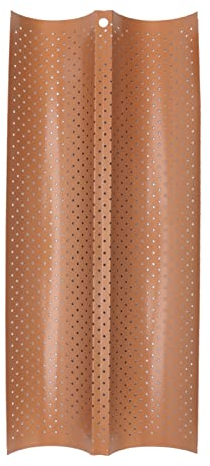Baguette-Pfanne mit Antihaftbeschichtung zum Backen von französischem Brot, Baguette-Backblech mit 2 Fächern aus Kohlenstoffstahl für Baguette zu Hause