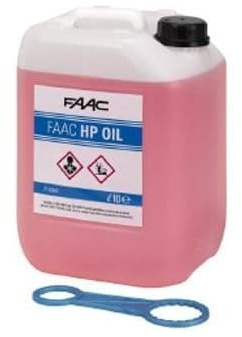 Dieffematic - FAAC HP Oil Olio Idraulico Originale 714041 - Confezione 10 Litri per Automazioni Cancelli
