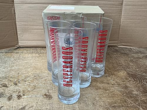 Desperados Lot de 6 verres à bière 25cl 25 cl neuf