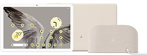 Google Pixel Tablet with Charging Speaker Dock (11 Inch Display, 128 GB Storage, Android, 8 GB RAM) – Porcelain