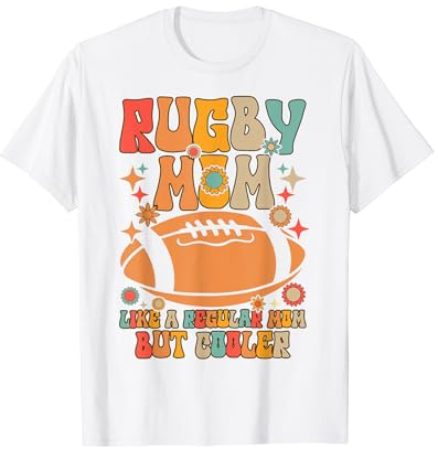 Rugby Mama wie eine normale Mutter, aber cooler weiblicher Rugby-Spieler T-Shirt